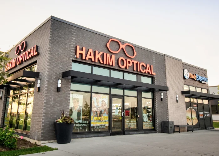 Clair Marketplace, Guelph – Hakim Optical storefront