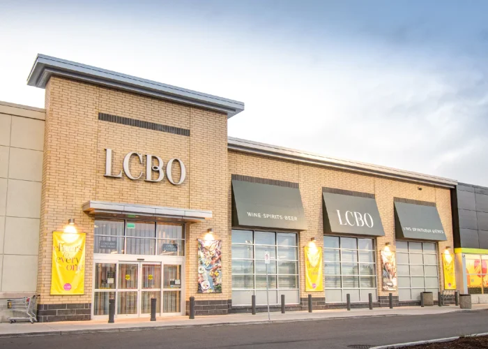 Westwood Square, Mississauga – LCBO storefront with brick facade