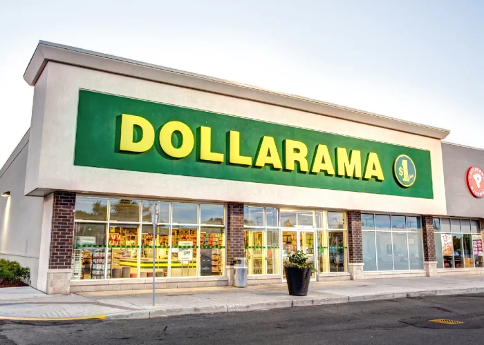 Westwood Square, Mississauga – Dollarama storefront with Popeyes beside