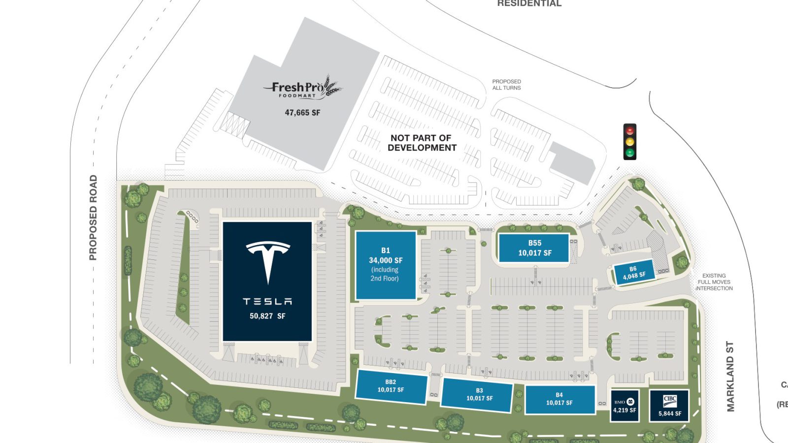 Cachet Village Phase II, Markham – site plan with unit layout