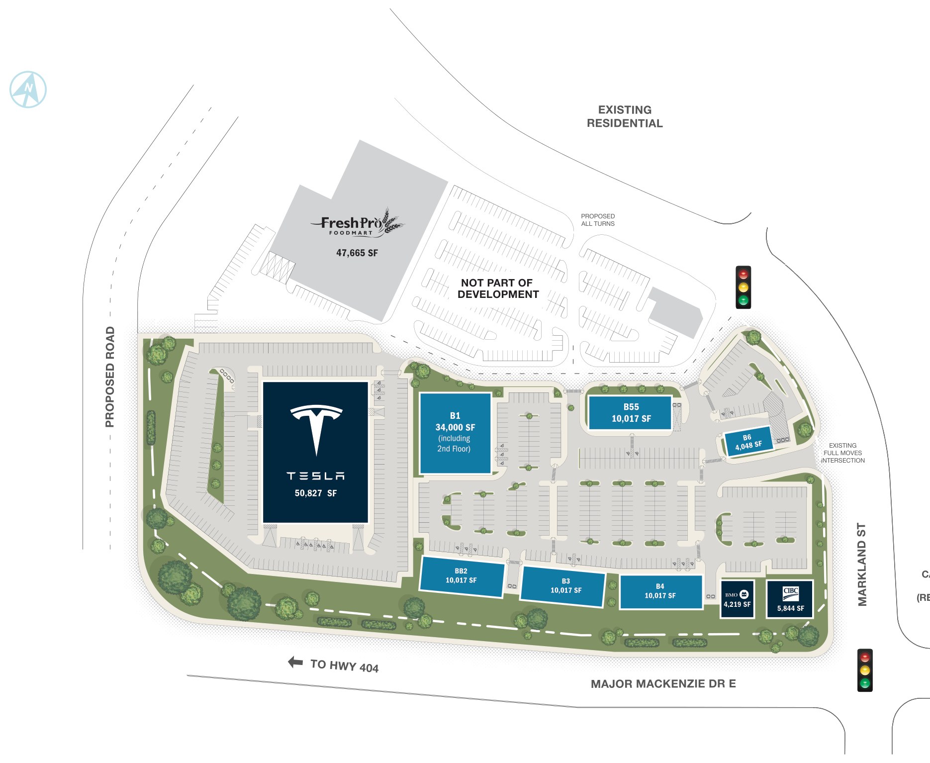 Cachet Village Phase II, Markham – site plan with unit layout