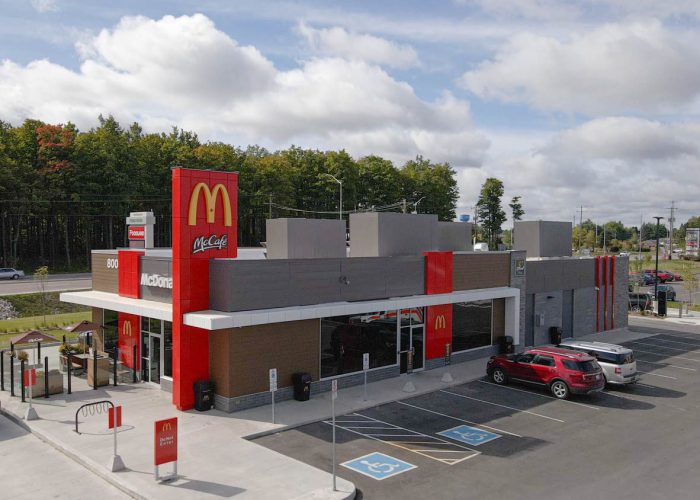 Emerald Crossing Phase I & II, Shelburne – McDonald's restaurant with drive-thru