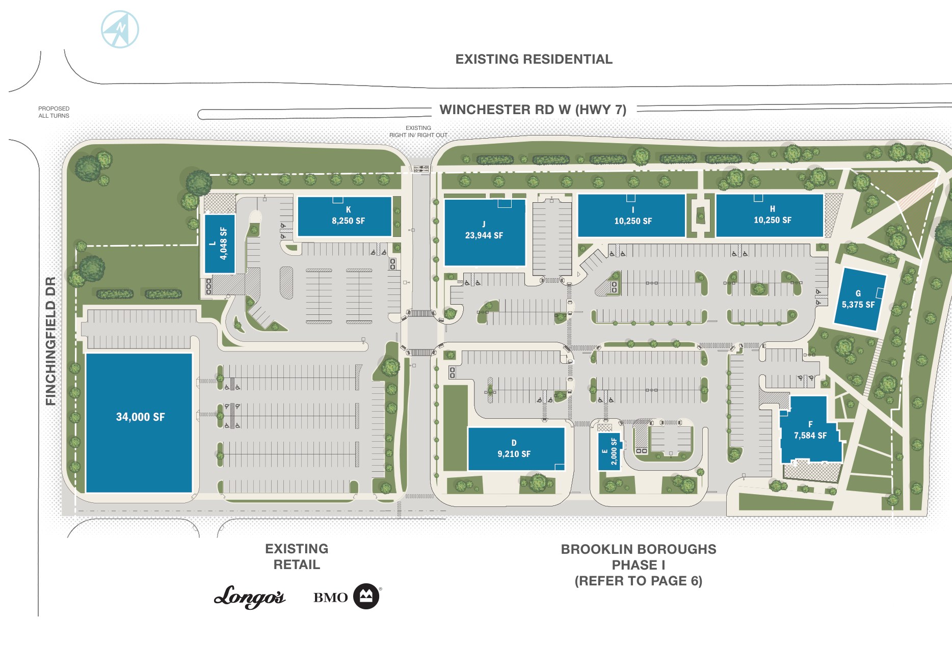 Brooklin Boroughs Phase II, Brooklin – site plan with unit layout