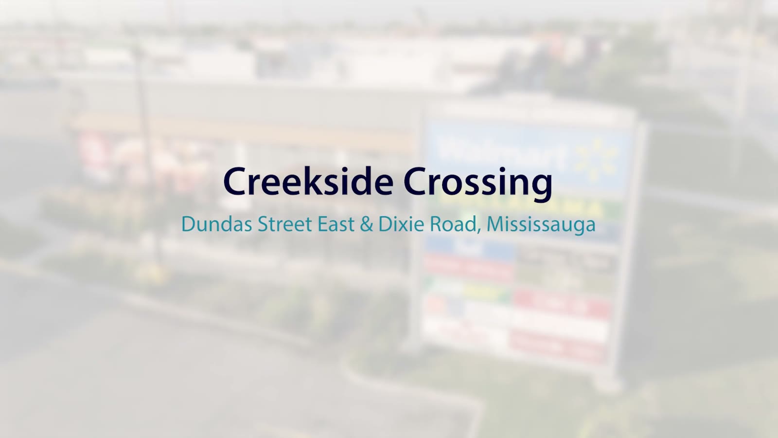 Creekside Crossing, Mississauga – video poster