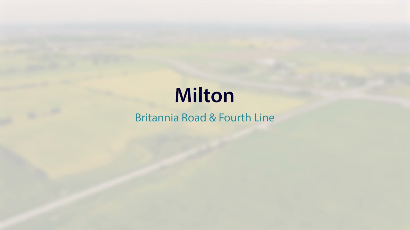 Fourth Line & Britannia Rd, Milton – video poster
