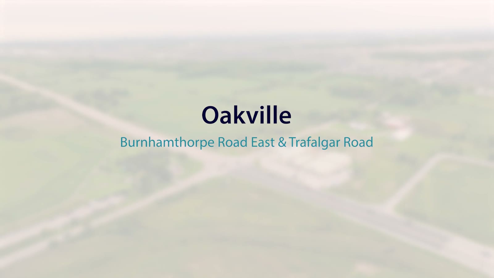 Burnhamthorpe Rd E & Trafalgar Rd, Oakville – video poster