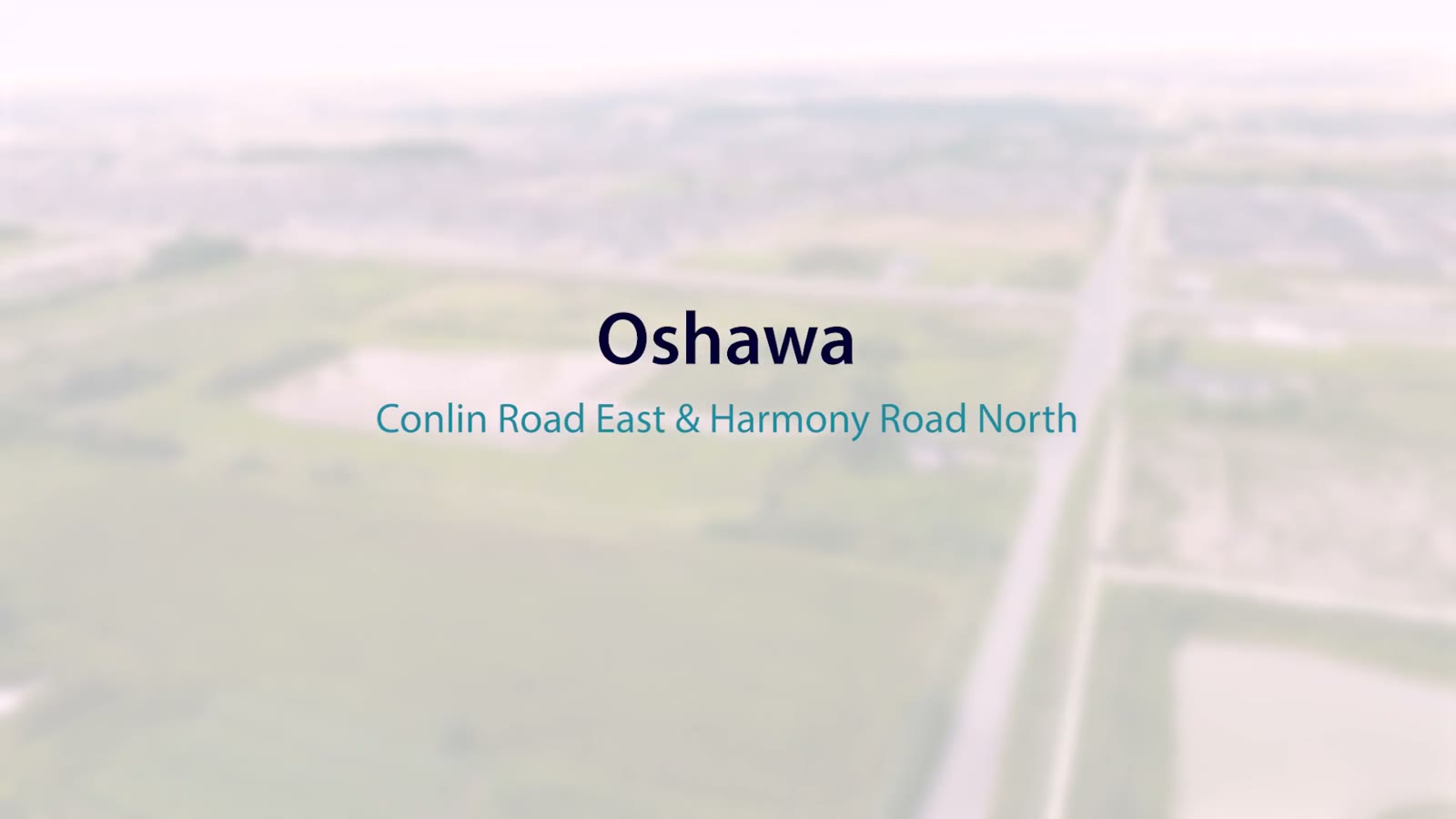Conlin and Harmony Rd N, Oshawa – video poster