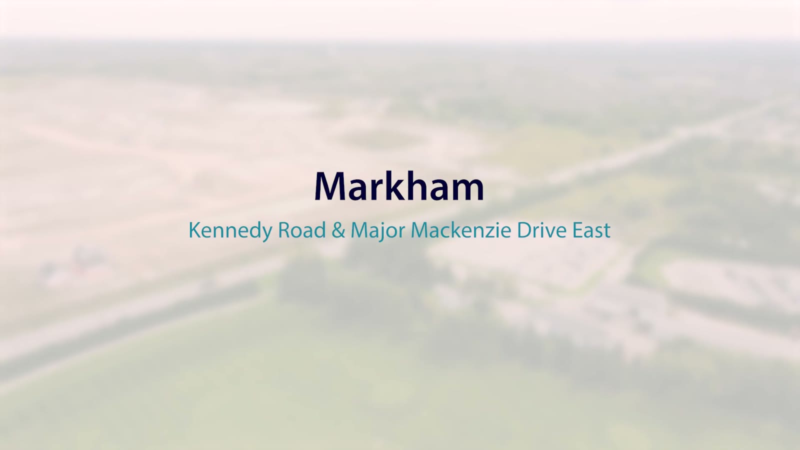 Major Mackenzie Dr E & Kennedy Rd, Markham – video poster