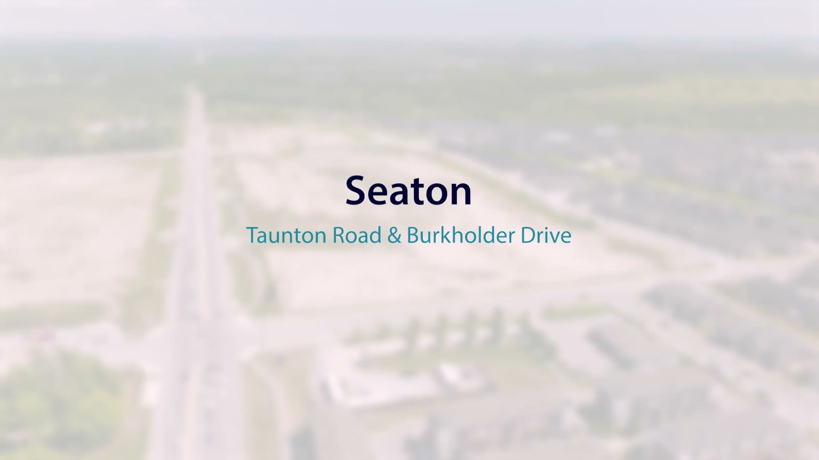 Taunton Rd & Burkholder Dr, Seaton – video poster